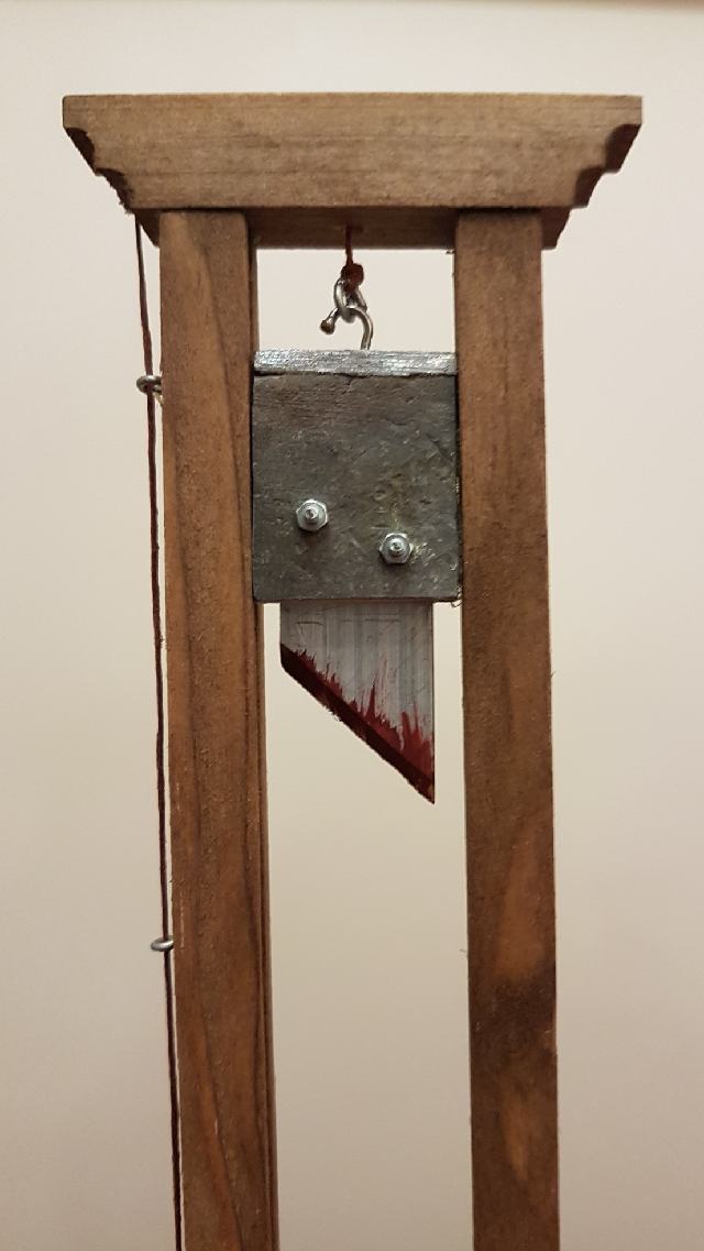 Miniature Guillotine 100 Handmade and functional