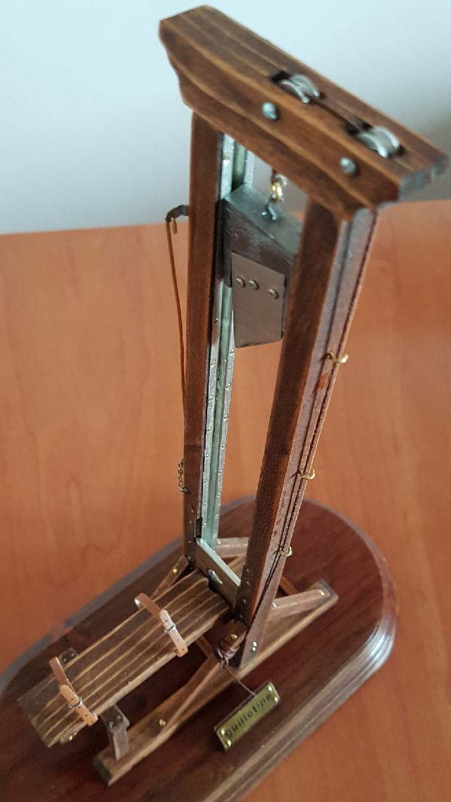 Miniature Guillotine 100 Handmade and functional
