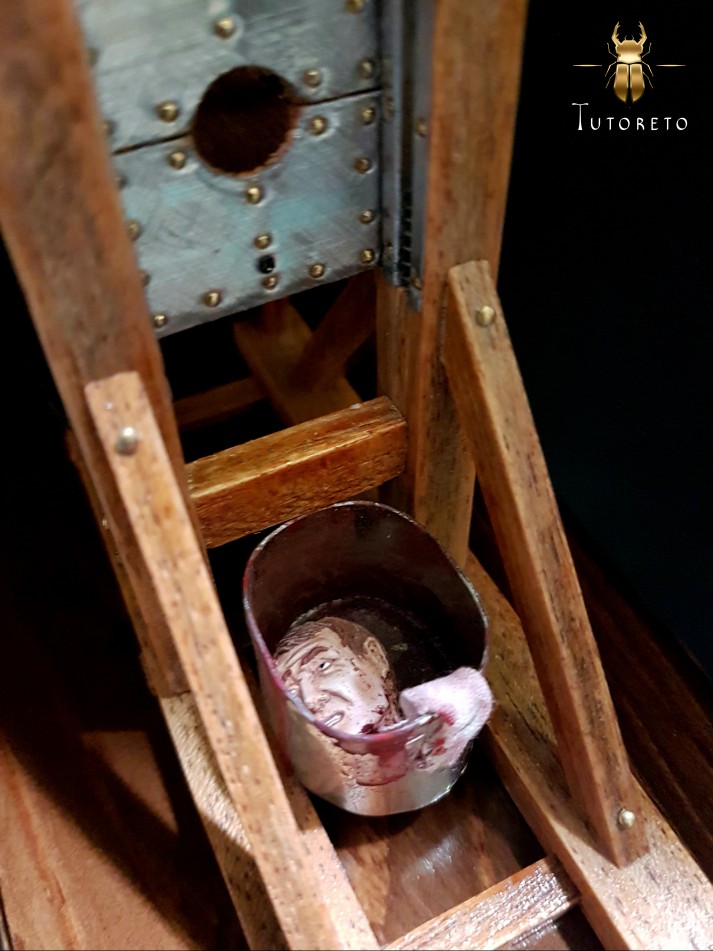 handmade french guillotine model